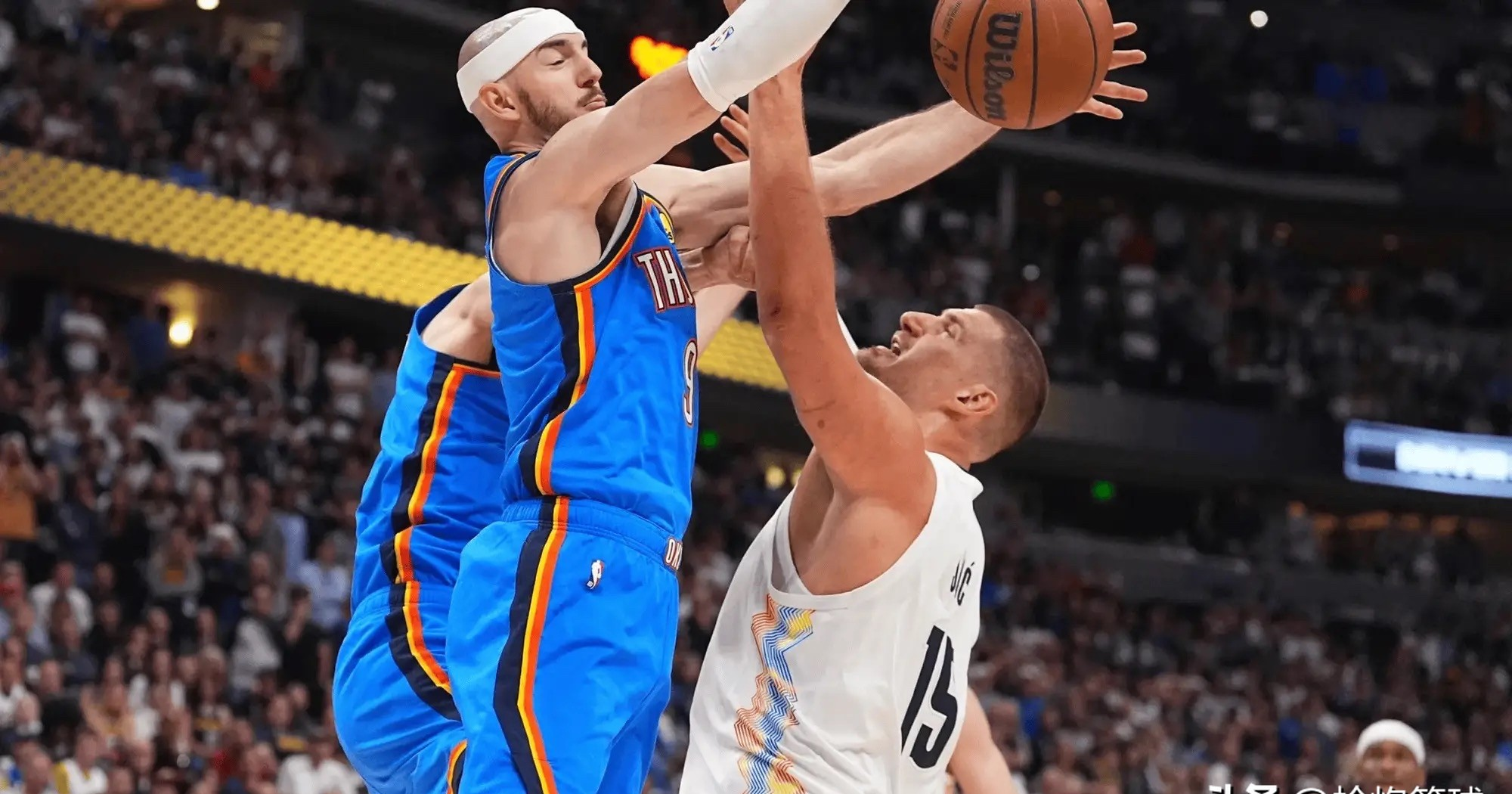 上海队鏖战雷霆，约基奇扛起全队